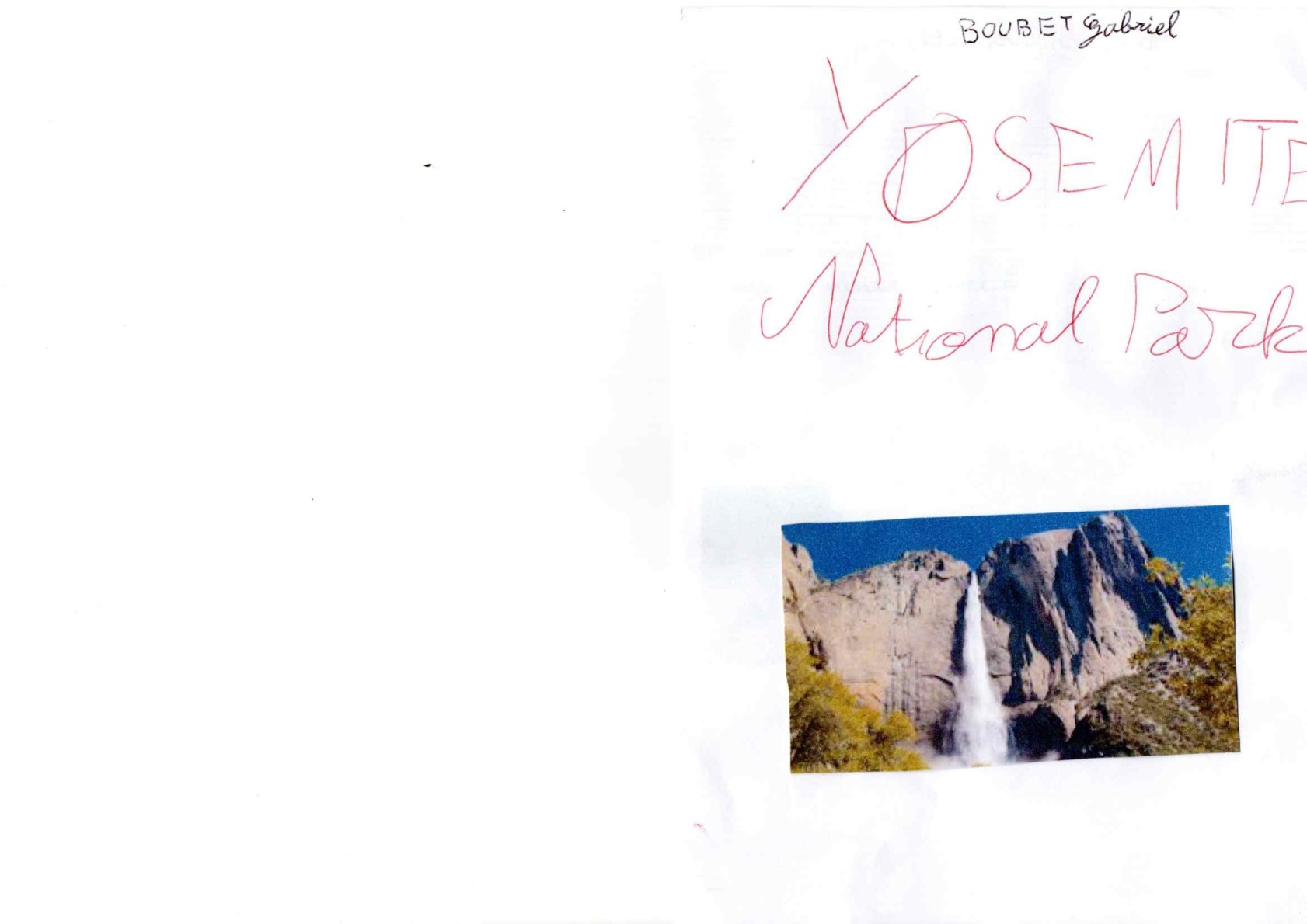 Brochure Yellowstone - Gabriel Boubet - Page 1
