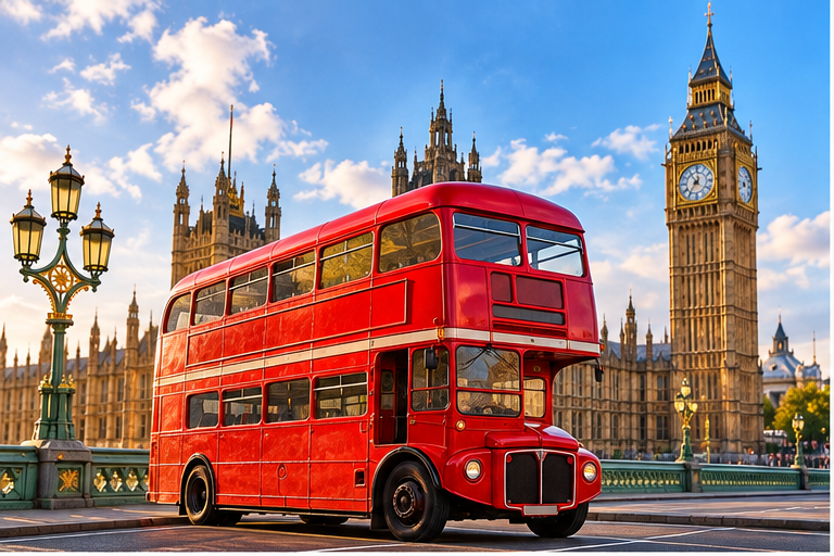 Double-decker bus à Londres